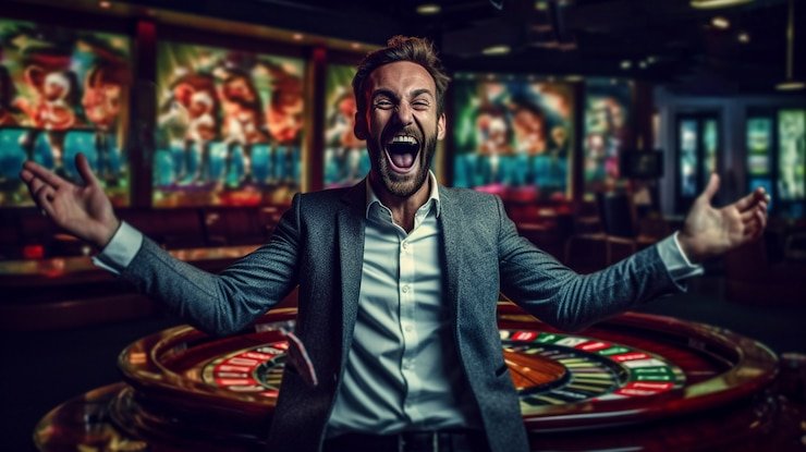 Meja blackjack langsung Relax Gaming dengan dealer dan pemain real-time